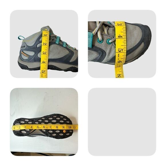 MERRELL Proterra Mid Gore-Tex Hiking Boots Gray Size 8 - Picture 5 of 17